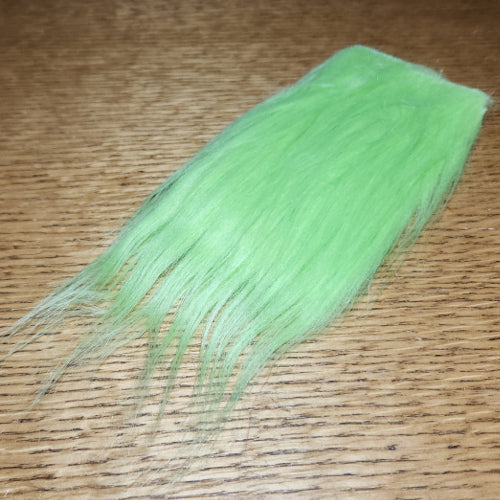 Craft Fur - Lime  - Troutlore Saltwater Fly Tying Supplies Australia