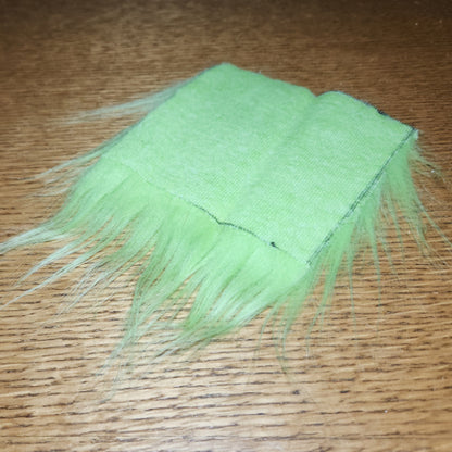 Craft Fur - Lime  - Troutlore Saltwater Fly Tying Supplies Australia