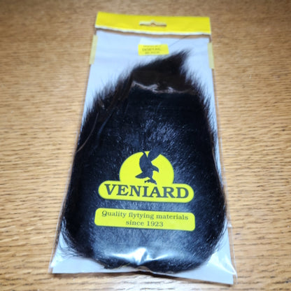 Veniard Doetail – Black - Troutlore Fly Tying Bucktails Australia