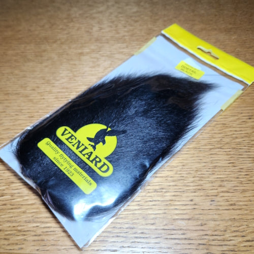 Veniard Doetail – Black - Troutlore Fly Tying Bucktails Australia