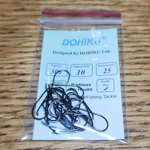 DOHIKU Hooks HDD 301 Barbless Dry Fly - Troutlore Fly Tying Store Australia