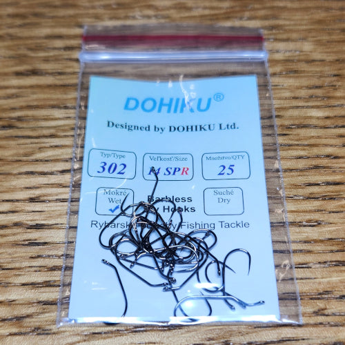 DOHIKU Hooks HDN 302/SPR Barbless Racing Nymph - Troutlore Fly Tying Shop Australia