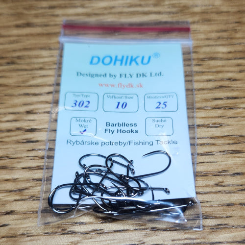 DOHIKU Hooks HDN 302 Barbless Nymph - Troutlore Fly Tying Store Australia