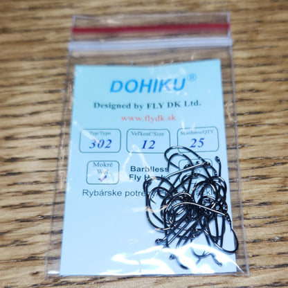 DOHIKU Hooks HDN 302 Barbless Nymph - Troutlore Fly Tying Store Australia