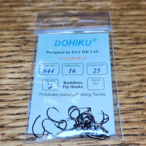DOHIKU Hooks HDG 644 Barbless Grub - Troutlore Fly Tying Materials Australia