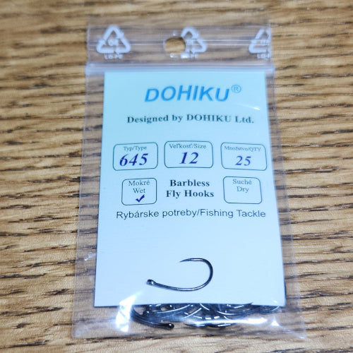 DOHIKU Hooks HDG 645 Barbless Pupae - Troutlore Fly Tying Store Australia