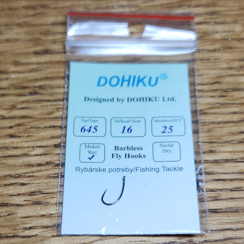 DOHIKU Hooks HDG 645 Barbless Pupae - Troutlore Fly Tying Store Australia