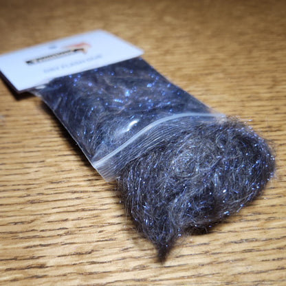 Troutlore Dry Flash Dub - Dark Grey Dun - Troutlore Fly Tying Store Australia