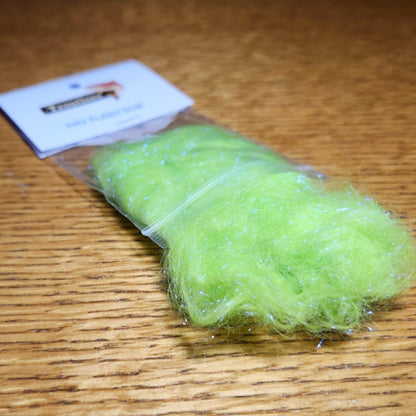 Troutlore Dry Flash Dub - Grub Green - Australia's Fly Tying Specialist Store