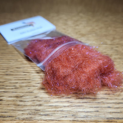Troutlore Dry Flash Dub - Red Spinner - Troutlore Fly Tying Dubbing Australia