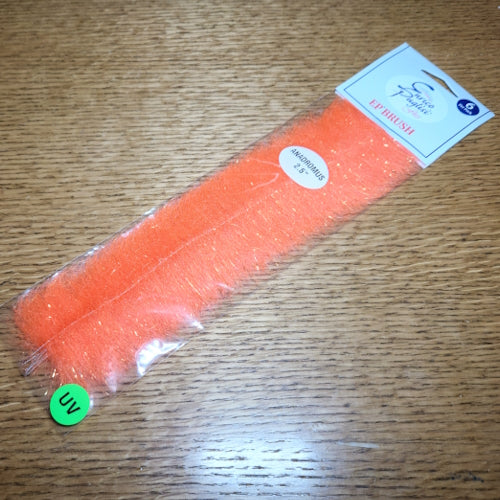 Enrico Puglisi EP Anadromus Brush 2.5″ - Fluoro Orange - Troutlore Fly Tying Store Australia