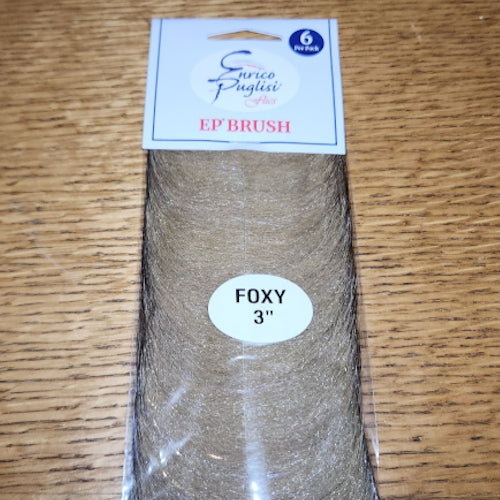 Enrico Puglisi EP Foxy Brush 3.0″ - Tan - Troutlore is the Fly Tying Store for Dubbing Brushes in Australia