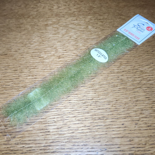 Enrico Puglisi EP Articulated Brush 1.5″ Practical - Olive 2-Pack- Troutlore Fly Tying Store Australia