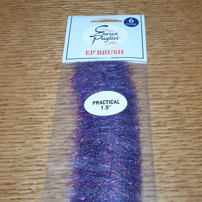 Enrico Puglisi EP Articulated Brush 1.5″ Practical - Purple 3DX - Troutlore Fly Tying Store Australia