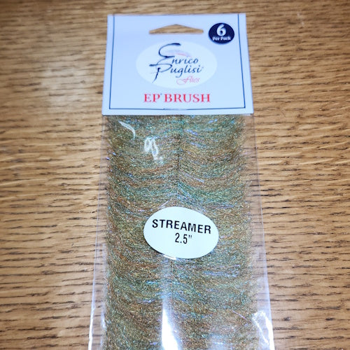 Enrico Puglisi EP Streamer Brush 2.5″ - Back Country - Troutlore Fly Tying Brushes Australia