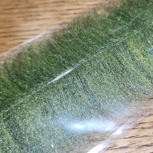 Enrico Puglisi EP Streamer Brush 2.5″ - Olive - Troutlore Fly Tying Brushes Australia