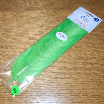 Enrico Puglisi EP Ultra Brush 5″ - Green Machine - Troutlore Fly Tying Materials Australia