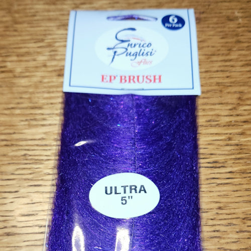 Enrico Puglisi EP Ultra Brush 5″ - Mystic Purple - Troutlore Fly Tying Dubbing Brushes Australia