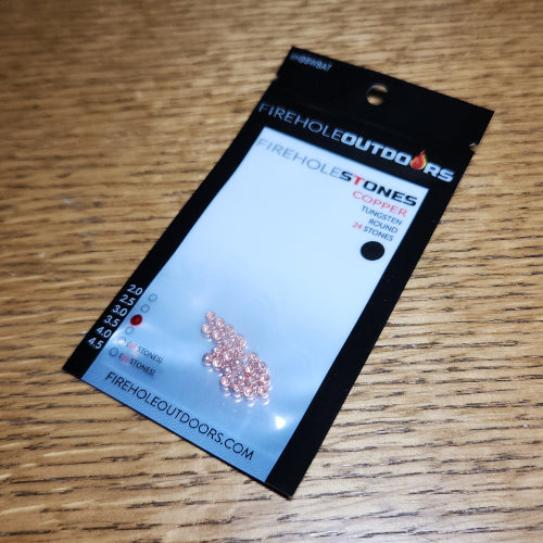 Firehole Stones Tungsten Beads Copper - Troutlore Fly Tying Store Australia