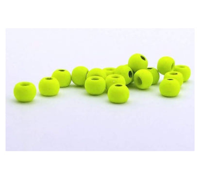 Firehole Stones Tungsten Beads Chartreuse- Troutlore Fly Tying Australia