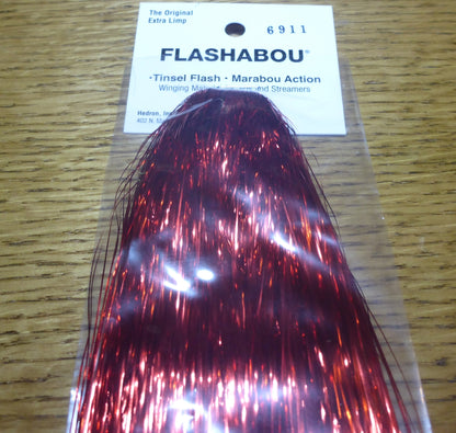 Hedron Flashabou - Red - Troutlore Fly Tying Supplies Australia