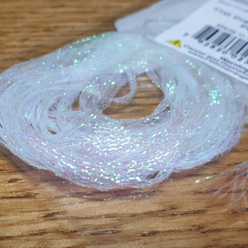 Hareline Flat Diamond Braid Pearl - Troutlore Fly Tying Shop Australia