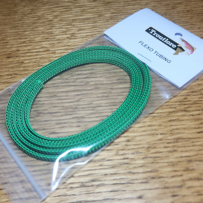 Flexo Crab Tubing - Baize Green - Troutlore Fly Tying Store