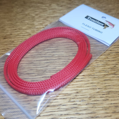 Flexo Crab Tubing - Red - Troutlore Saltwater Fly Tying Materials Australia