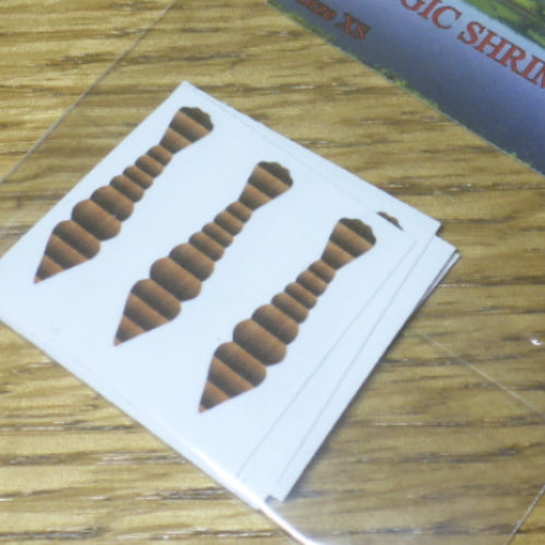 Gaga Flies Magic Shrimp Skins Orange  AVAILABLE AT TROUTLORE FLY TYING STORE AUSTRALIA