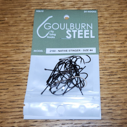 Goulburn Steel 2160 Native Stinger Hooks - Troutlore Fly Tying Shop Australia