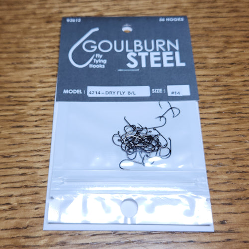Goulburn Steel 4214 Barbless Dry Fly Hooks - Troutlore Australia's Fly Tying Specialist Store 