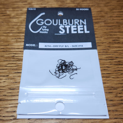 Goulburn Steel 4214 Barbless Dry Fly Hooks - Troutlore Australia's Fly Tying Specialist Store 