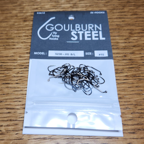 Goulburn Steel 5230 Barbless Jig Hooks - Troutlore Fly Tying Materials Australia