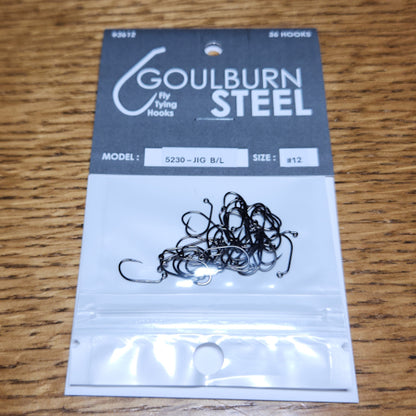 Goulburn Steel 5230 Barbless Jig Hooks - Troutlore Fly Tying Materials Australia