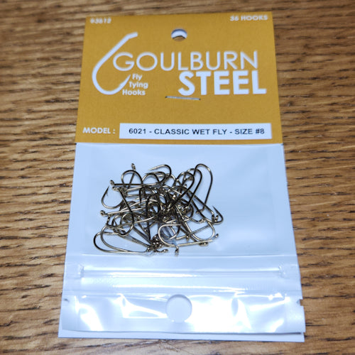 Goulburn Steel 6021 Classic Wet Fly Hooks - Troutlore Fly Tying Specialist Store Australia