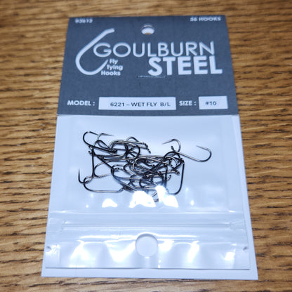 Goulburn Steel 6221 Barbless Wet Fly Hooks - Troutlore Fly Tying Supplies Australia
