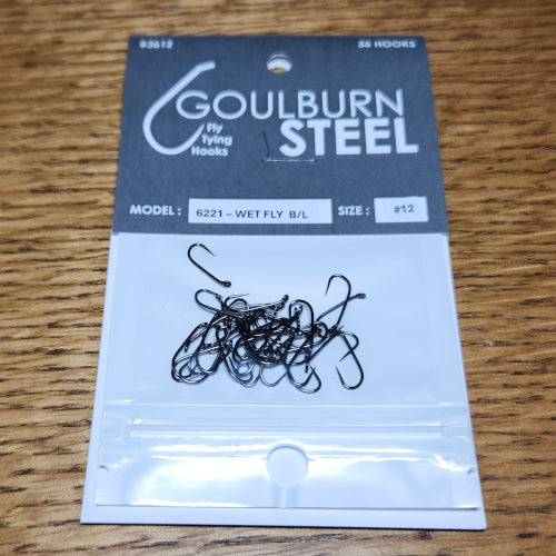Goulburn Steel 6221 Barbless Wet Fly Hooks - Troutlore Fly Tying Supplies Australia