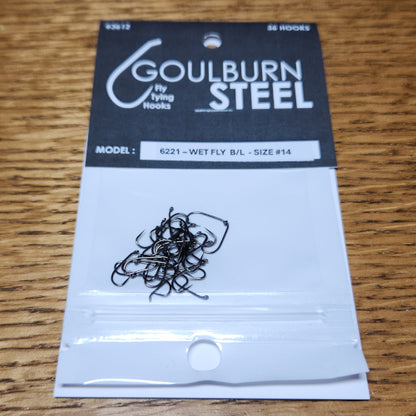 Goulburn Steel 6221 Barbless Wet Fly Hooks - Troutlore Fly Tying Supplies Australia