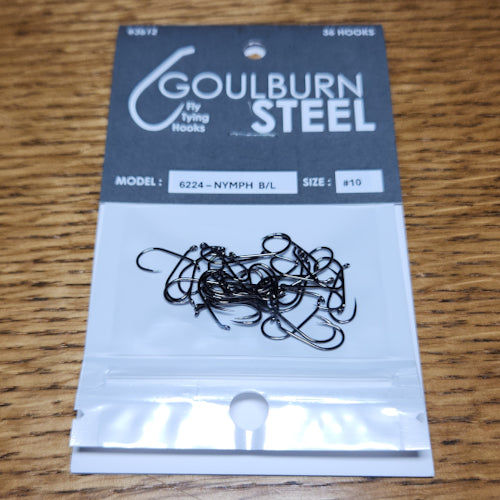 Goulburn Steel 6224 Barbless Nymph Hooks - Troutlore Fly Tying Shop Australia