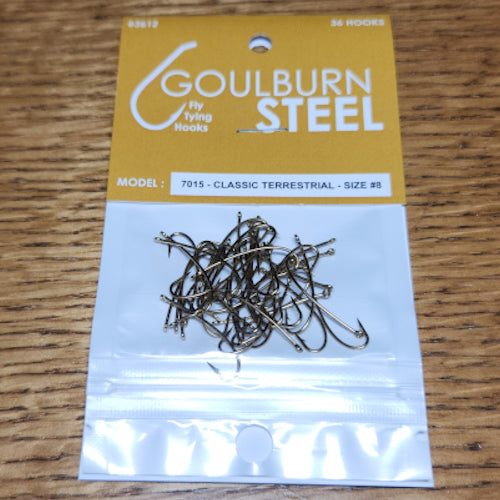 Goulburn Steel 7015 Classic Terrestrial Hooks - Troutlore Fly Tying Shop Australia