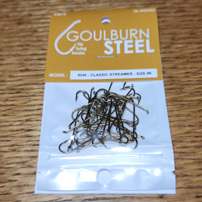 Goulburn Steel 8040 Classic Streamer Hooks - Troutlore Fly Tying Store Australia