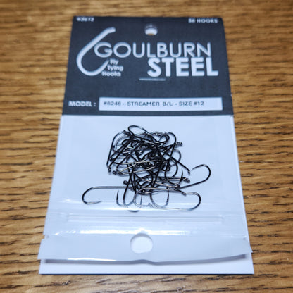 Goulburn Steel 8426 Barbless Streamer Hooks - Troutlore Fly Tying Store Australia