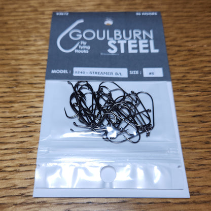 Goulburn Steel 8426 Barbless Streamer Hooks - Troutlore Fly Tying Store Australia