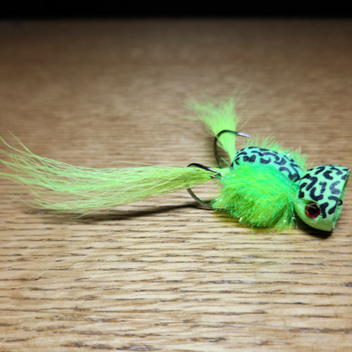 Ozzy Native Flies Grappling Frog Popper - Troutlore Fly Tying Store and Fly Shop Australia