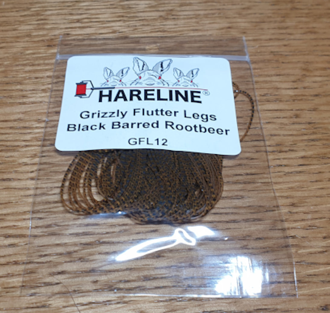 Hareline Silicone Flutter Legs - 5.5" Rubber Legs For Fly Tying & Jig Skirts, 100 Legs Per Pack
