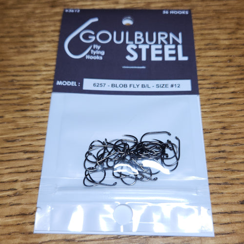 Goulburn Steel 6257 Barbless Blob Hooks - Troutlore Fly Tying Supplies Australia