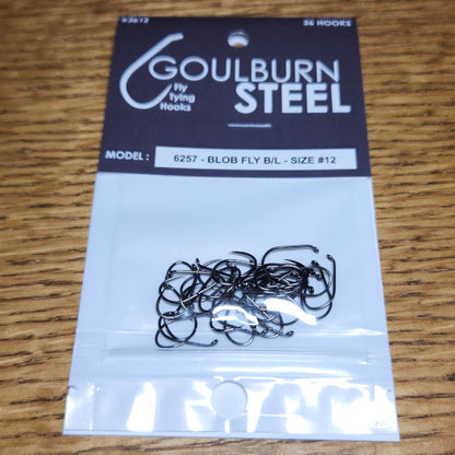 Goulburn Steel 6257 Barbless Blob Hooks - Troutlore Fly Tying Supplies Australia