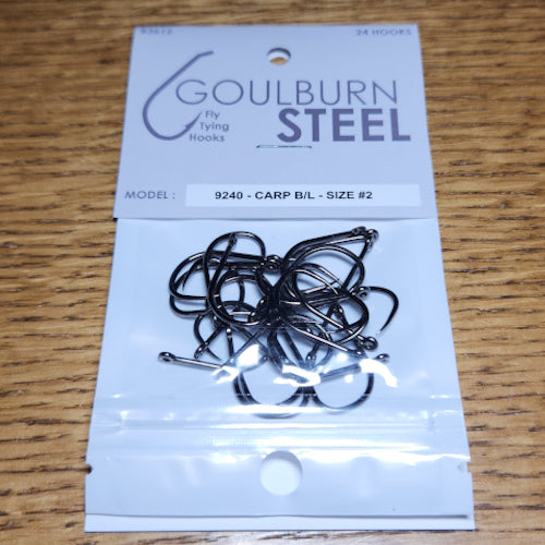 Goulburn Steel 9010 Carp Hooks - Troutlore Fly Tying Shop Australia