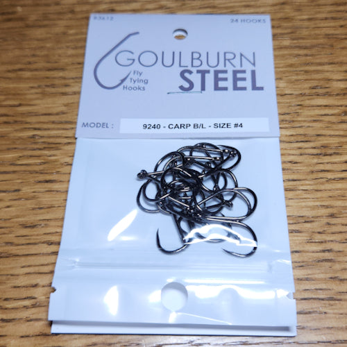 Goulburn Steel 9240 Barbless Carp Hooks
