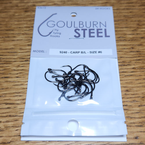 Goulburn Steel 9010 Carp Hooks - Troutlore Fly Tying Shop Australia